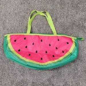 Watermelon Shaped Insulated Cooler Bag with Zipper
